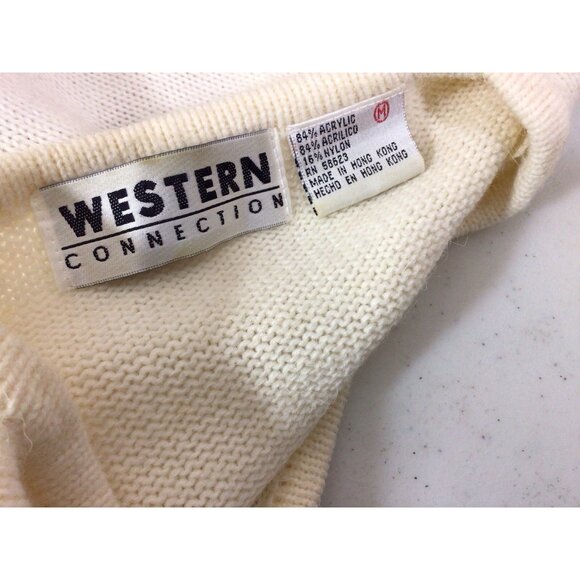Western Connection Boho Sweater Womens Medium - Picture 5 of 6